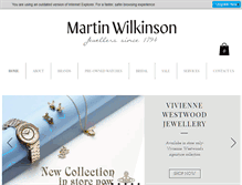 Tablet Screenshot of martinwilkinson.net